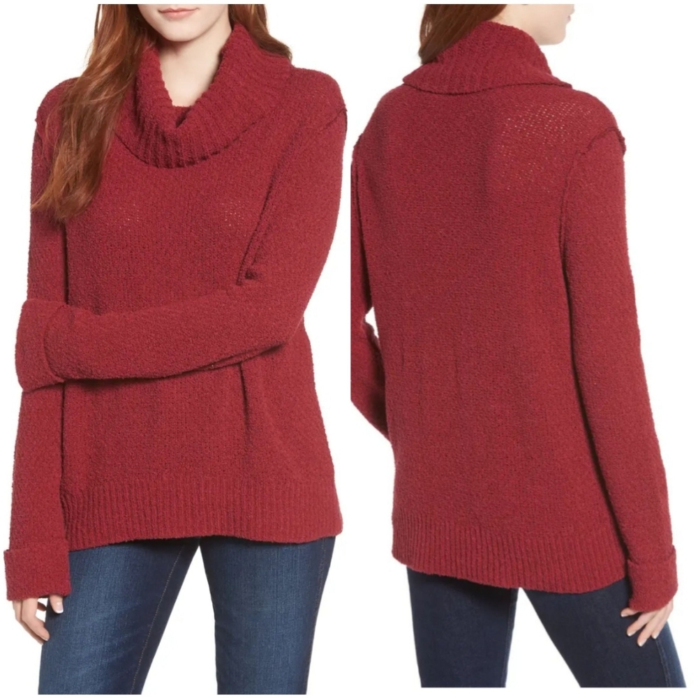 Caslon cuff sleeve sweater NWT